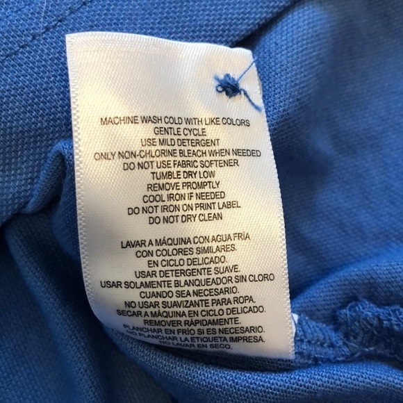 NWT 32 Degrees Mens Polo Sz L Blue Business Casual Work Job Basic Minimalist - Picture 6 of 9